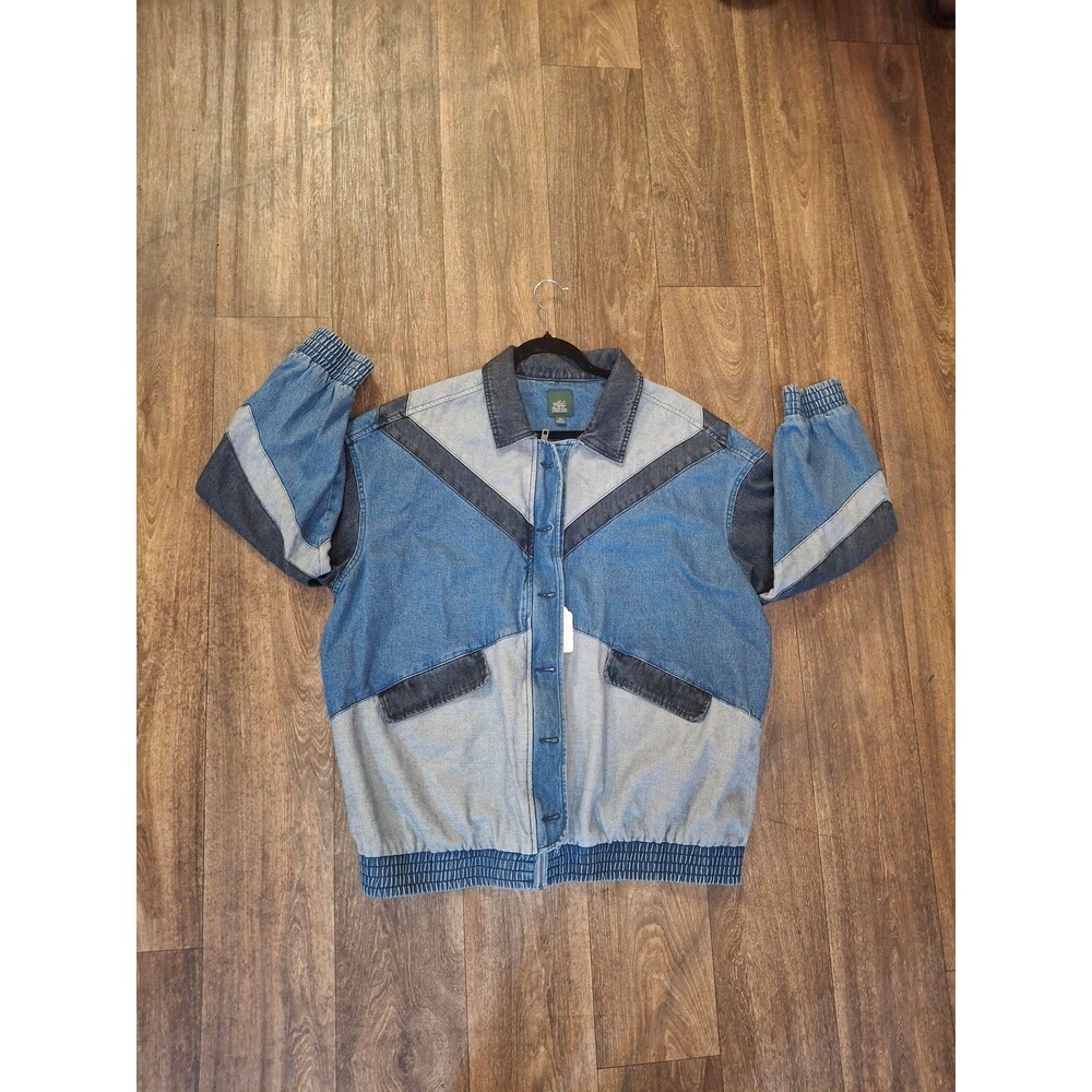 Multicolored denim jacket - Picture 7 of 8